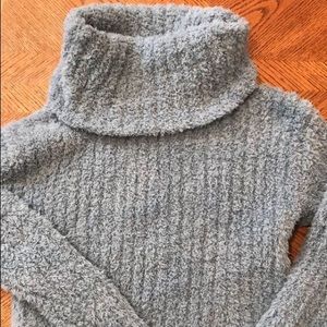 Fuzzy light blue sweater